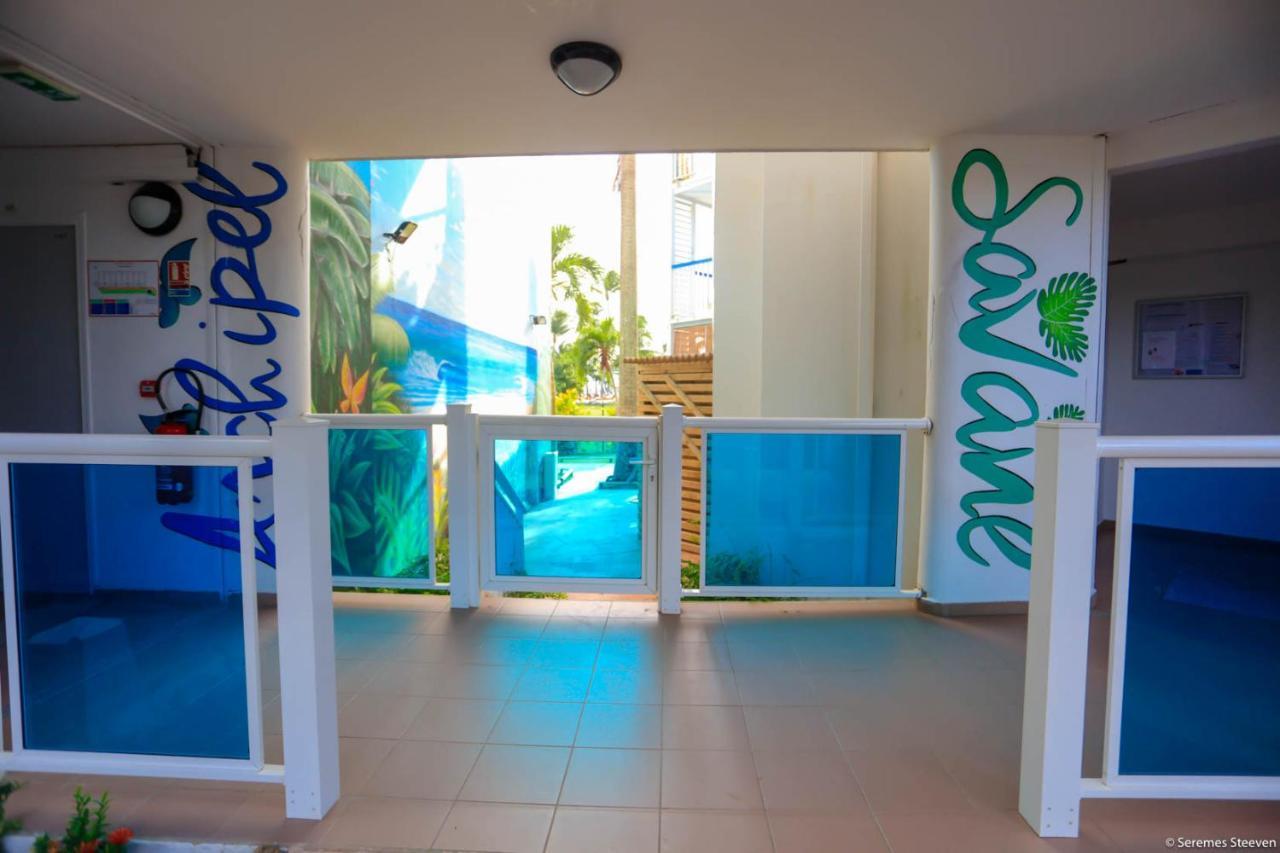 Studio CHIC avec son accès plage et sans coupure d'eau Le Gosier  Esterno foto